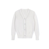 Inii Mini White Stitched Cardigan