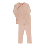 Elys And Co Pink Whip Stitch Lounge Set