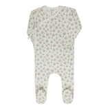Aurora Ivory/Mauve Blooms Footie