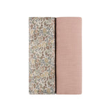 Aurora Ivory Liberty/Pink Muslin Swaddle Pack
