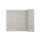 Aurora Ivory/Blue Blooms Muslin Swaddle