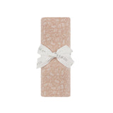 Elys And Co Pink Vine Muslin Swaddle