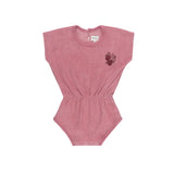 Ely's & Co Pink Apple Fruit Collection Romper