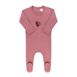 Ely's & Co Pink Apple Fruit Collection Footie