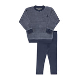 Elys And Co Dark Stripe Velour Set