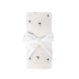 Ely's & Co Ivory Printed Nautical Muslin Swaddle