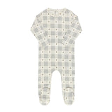 Elys And Co Ivroy/Blue Plaid Footie