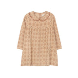 Elys And Co Pink Floral Plaid Dress