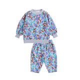 Bobo Choses Purple All Over Watercolor Sweat Set