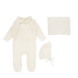 Lilette Cream Collar Velour Take Me Home Set