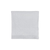 Bebe Jolee Blue Marled Knit Blanket