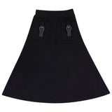 Jaybee Black Pocket Skirt