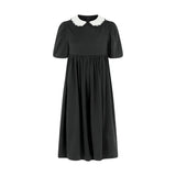 Pashmini Black Madison Contrast Collar Maxi