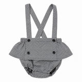 Teela Houndstooth Houndstooth Ruffle Bloomer