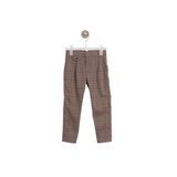 Tieit Orange Plaid Pants