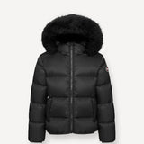 Colmar Black/Black Fur Down Coat