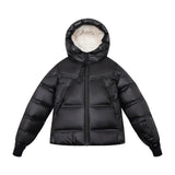 Ellabee Black Off-White Julia Down Coat