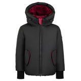 Pramie Black/Red Contrast Coat