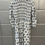 The New Society Hyacinth Print Eleni Dress