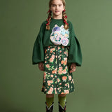 Maison Green Cretona Quilted Skirt