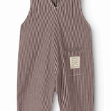 MarMar Dark Brownie Stripe Ruben Overalls