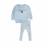 Nou Nelle Blue Sweat Set
