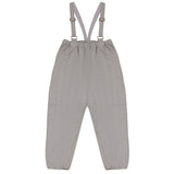 Calla Lili Taupe Quilted Overalls