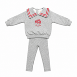 Teela Heather Grey Ski Club Set