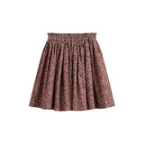 C'era Una Volta Burgundy Flower July Skirt