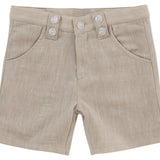 Klai Natural Herringbone Shorts