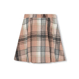 One Child Plaid Gilt Skirt