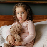 Elys And Co Pink Whip Stitch Lounge Set