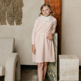 Aurora Pink Floral Liberty Velour Dress
