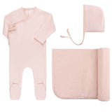 Ely's & Co Baby Pink Velour Take Me Home Set