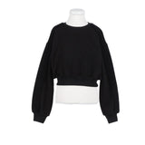 Twinset Black Braid Sweatshirt
