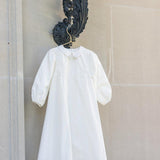 Little Tempest Cream Taffeta Collar Dress