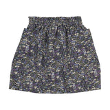 Farren And Me Navy Liberty Print Denim Skirt