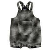 Klai Grey Houndstooth Long Overalls