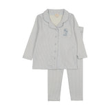 Lil Legs Blue Sailor Stripe Lounge Set