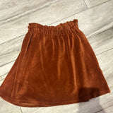 My Little Cozmo Brown Velour Asha Skirt