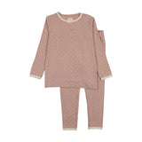 Lil Legs Pink Print Tiny Twig Lounge Set