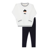 Ely's & Co Ivory Navy Scottish Collection Set