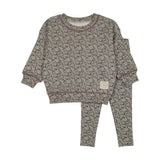 Anlogie Vintage Purple Printed Sweat Set