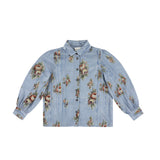 Morley Blue Peony Zima Shirt