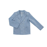 Klai Blue Herringbone Blazer