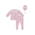 Paz Chalk Pink/Beige Knit Three Piece Set