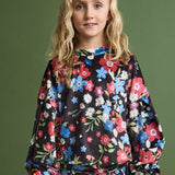 Maison Mangostan Black Florecitas Sweatshirt