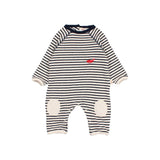 Buho Navy Soft Stripes Jumpsuit