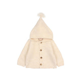 Buho Ecru Hood Cardigan