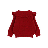Buho Cherry Collared Cardigan